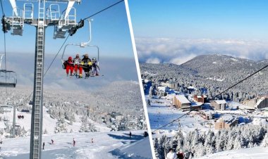 Uludağ da Kar Yağdı Rus Turistleri Almaya Hazırlanıyor