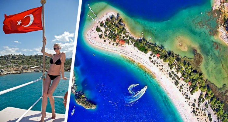 Yaz Antalya'ya döndü, turistler sahillere akın etti