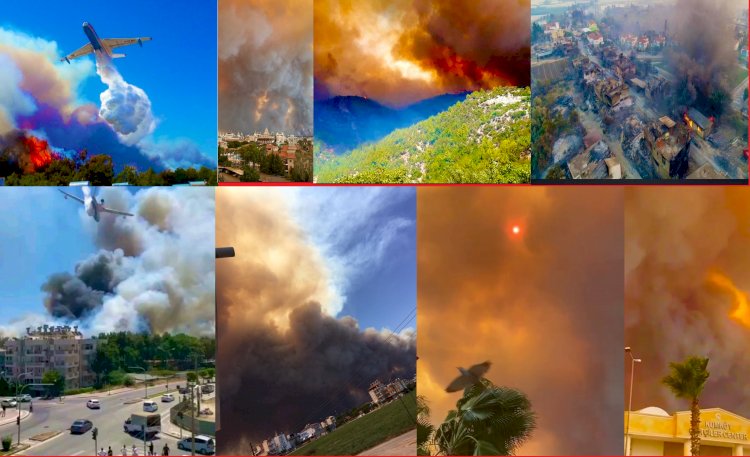 Turizmin Kalbi Manavgat Yangın Acısını Yaşıyor