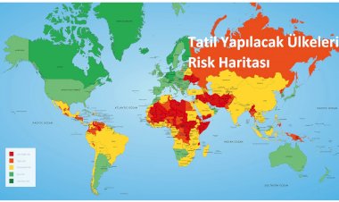 Tatil Yapılacak Ülkelerin Risk Haritası